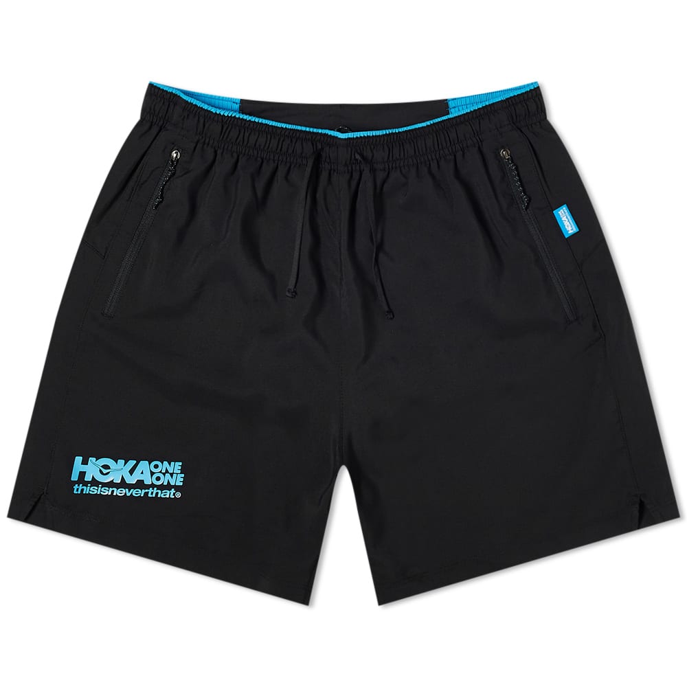 Hoka Womens Shorts NZ - Hoka Thisisneverthat X Performance 6 Black (IEF278531)